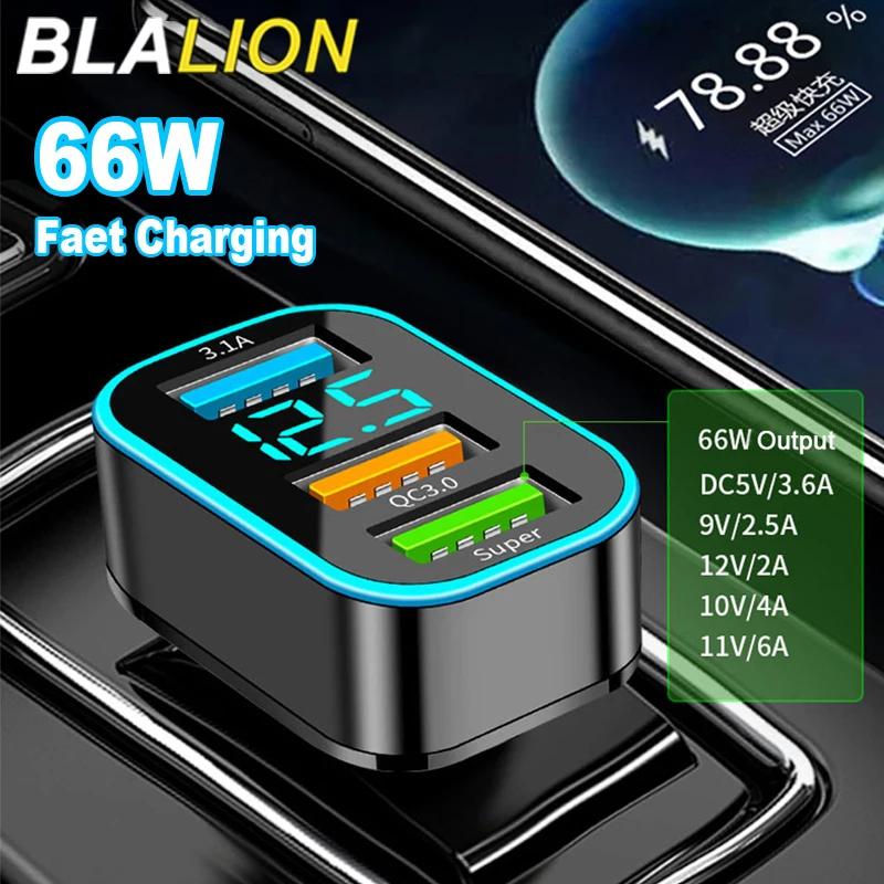 BLALION    3 Ʈ USB  ,   , ڵ ȭ  , ȭ  Ｚ, 66W